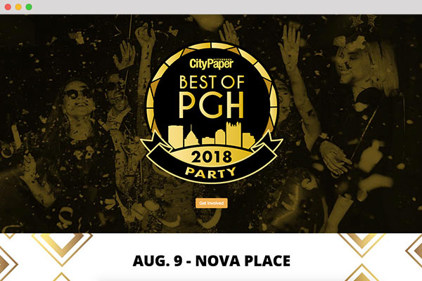 Best Of Pittsburgh Party Responsive Bootstrap Website